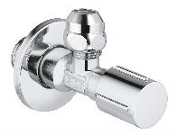 Grohe hoekstopkraan knel 1/2"x3/8" met metalen greep chroom 22037000
