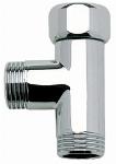 Grohe T stuk 1/2 bnx1/2 bu chroom
