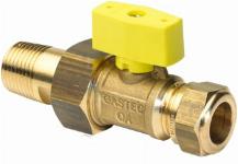 VSH Super gaskogelkraan 15 mm x 1/2" knel x buitendraad 0605110