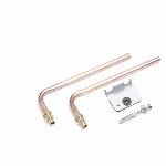 Rehau aansluitbocht set voor 16 250mm 2x Cu15 bocht + fixeerplaat