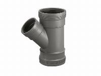 Wafix PP T-Stuk 45� Zwart 90 3M