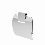 Geesa Topaz toiletrolhouder met klep chroom 917908-02-A