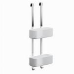 Geesa Frame doucherek hangend wit-chroo m