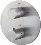 Blue Label Viborg Steel inbouw douchethermostaat en afbouwdeel RVS XV08115SLR.AC.005