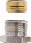 Heimeier knelset messing chroom 1/2" x 15mm (buitendraad) 220115351