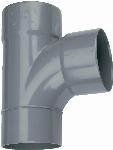 Wavin PVC L-Stroom T-Stuk 90 graden 110 2M/S