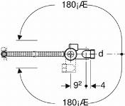 Geberit badafvoer met draaibediening, d52, lengte 73 cm, met afbouwset: Glansverchroomd, d=40mm