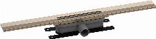 Easy Drain R-Line Clean douchegoot 70 cm met Dryphon Brushed Bronze RLCED700BBR