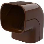 Tecnosystemi Excellens, buitenbocht, 90 graden, 72x64, bruin