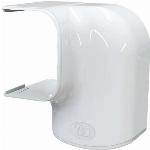 Tecnosystemi Optima, bocht verticaal/horizontaal, rechts, 75x56, wit
