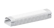 Tecnosystemi Optima, flexibele leidinggoot, 75x56, wit