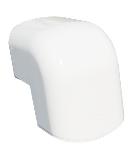 Tecnosystemi Optima, buitenbocht, 90 graden, 102x66, wit