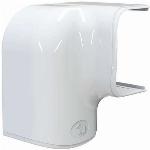 Tecnosystemi Optima, bocht verticaal/horizontaal, links, 75x56, wit