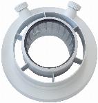 Vaillant, Aansluitstuk, concentrisch, 80/125mm kanaaldiameter, PP, met meetpunten, kunststof