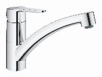 Grohe Bau Eco keukenkraan m. lage uitloop draaibaar chroom 31680000