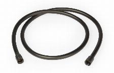 Blue Label Brondby doucheslang 150cm 1/2" glad gun metal FK-0102-GM