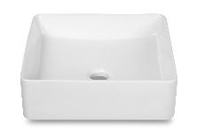 Blue Label Funen waskom 37x37x13cm mat wit FK0062-MW