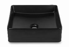Blue Label Funen waskom 37x37x13cm (BxDxH) mat zwart FK0062-MB