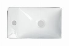 Blue Label Fur fontein 38x22x10cm kraangat links wit FK1009B-LWG