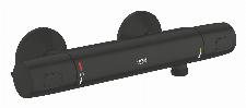 Grohe Precision Trend douchethermostaat z. omstel m. koppelingen HOH=15cm mat zwart 1022172432