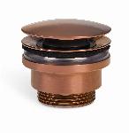 Blue Label Brondby wastafelafvoerplug 1 1/4" pop-up geborsteld brons
