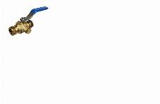 Solar Plus kogelkraan DN12 15mm knel x 15mm knel PN10 met aftapmogelijkheid 0505032