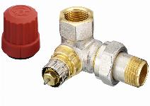 Danfoss RA-N thermostatische radiatorkraan 1/2'' dubbel haaks rechts t.b.v. Click 22 kop 013G0233