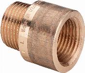 Viega kraanverlengstuk 1/2 x 20 brons / blank