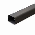 Canalit AC aircokanaal, hxb 65x90mm in stuks van 2m, bodemperforatie, kunststof, PVC, grijs RAL7016