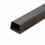 Canalit AC aircokanaal, hxb 50x65mm in stuks van 2m, bodemperforatie, kunststof, PVC, grijs RAL7016