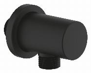 Grohe Rainshower wandaansluitbocht rond Phantom Black 22118KF0