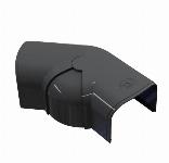Tecnosystemi Optima, CPS75, platte bocht 45-90, 75X56, antraciet