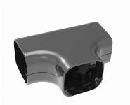 Tecnosystemi Optima, DT75, T-stuk, 75X56, antraciet