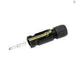 Solar MC4 connector male voor DC bekabeling, Spanningsbereik 1000V, Stroombelasting tot 30 A