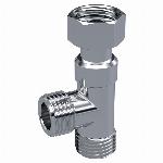 Raminex RAM T-stuk messing verchroomd 3/8"x3/8"x3/8' 1200023