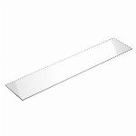 Raminex planchet rechthoekig model, helder gehard glas, hoeken afgekant lxbxd 1000x150x8 mm 630125