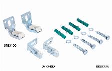Solar Houtdraadboutset, aansluitmoer M8x50mm, isolatieblokje POM, met plug PA, verzinkt staal (voor bevestiging van CV-radiatoren)