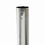 Rheinzink 1 meter HWA buis gelast zink walsblank. 80x0,65mm. Afname per lengte a 2 meter..