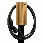 Alp TeltoCharge, EV-Lader, 5M kabel, 11 kW, Accoya Wood, excl. MID-meter. Direct laden met je zonnepanelen mogelijk.