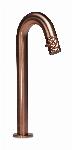 Blue Label Viby facet fonteinkraan hoog model geborsteld brons FK-0327K-BR