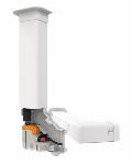 Solar Plus DeltaPack, condenswaterpomp in leidinggoot 80x60, cr�me RAL9001