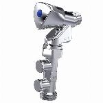 Raminex QCT-EA RAM terugstroombeveiliging m. ge�ntegreerde tapkraan/beluchter 1/2x3/4" m. controle van keerklep kiwa 11025
