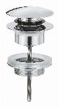 Grohe, Afvoergarnituur, push-open, afneembare kap, afsluitbaar, chroom