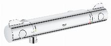 Grohe Grohtherm 800 douchethermostaat z. omstel z. koppelingen  HOH=15cm EcoJoy en volumegreep m. ecobutton chroom 34561000