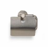 Blue Label Vida Facet toiletrolhouder met klep geborsteld nikkel FK8126BNX