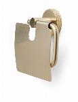 Blue Label Vida Facet toiletrolhouder met klep geborsteld goud