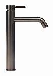 Blue Label Brondby XL wastafelkraan high rise cold start gun metal FK-0326XL-GM