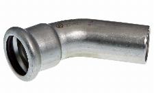 VSH XPress RVS 304 bocht 45� 54 mm pers x insteek 123460541