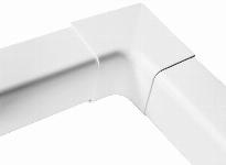 Solar Plus haakse binnenhoek, lxb 80x60mm, UV-bestendig, wit