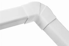 Solar Plus, verstelbare hoek, 45-90 graden, 80x60mm, uv-bestendig, wit